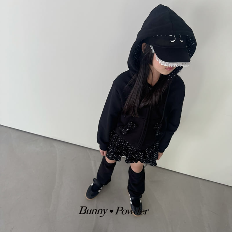 Bunny Powder - Korean Children Fashion - #childofig - Ribbon Hoodie Zip-up - 6