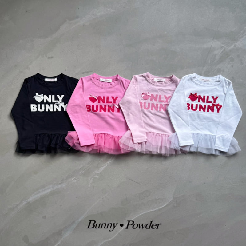Bunny Powder - Korean Children Fashion - #childofig - Only Tee