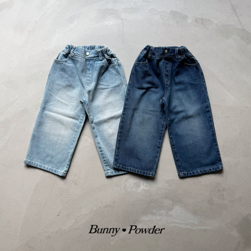 Bunny Powder - Korean Children Fashion - #discoveringself - Alpha Denim Pants
