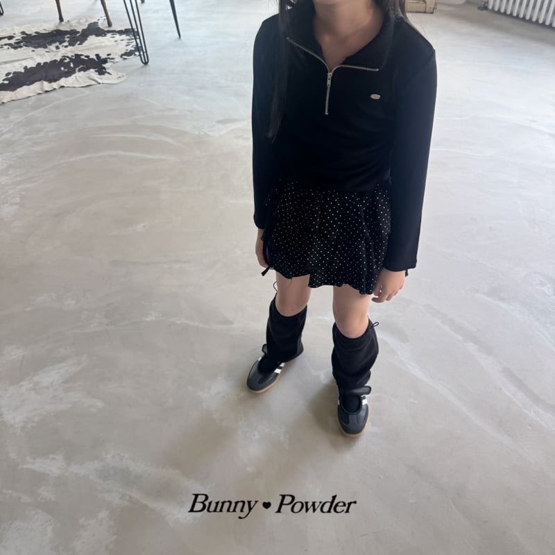Bunny Powder - Korean Children Fashion - #fashionkids - Annie Half Zip-up Tee - 3