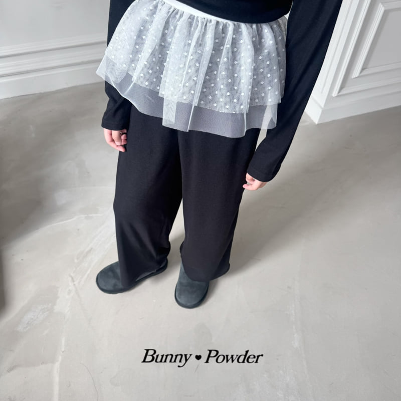 Bunny Powder - Korean Children Fashion - #kidsshorts - Dot Ruffle Layered Skirt - 9