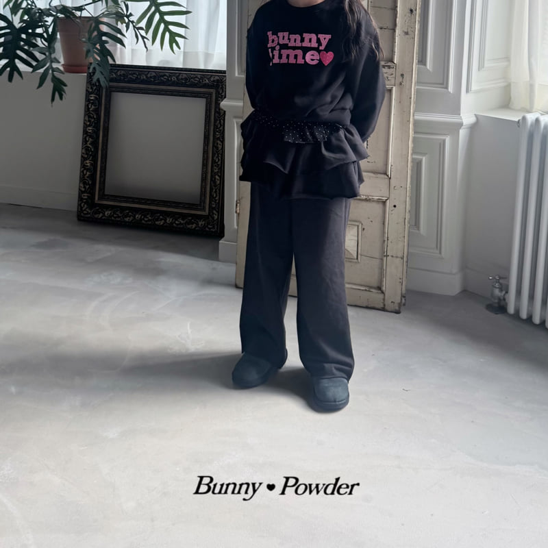 Bunny Powder - Korean Children Fashion - #fashionkids - Raw Edge Ruffle Skirt Pants - 4