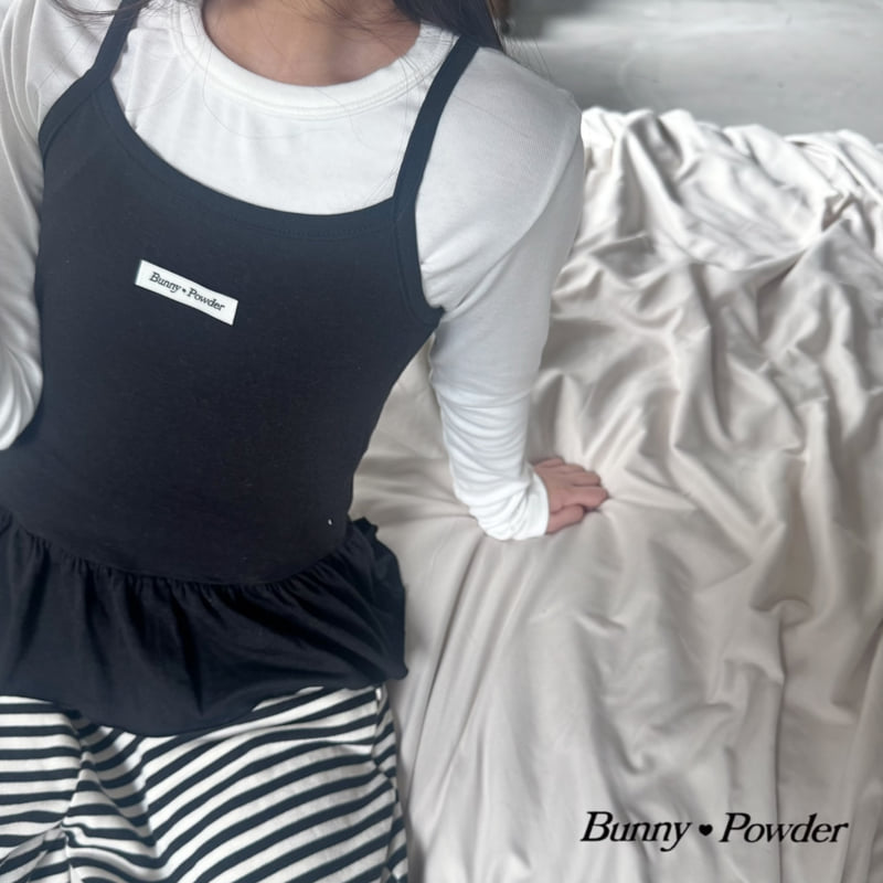 Bunny Powder - Korean Children Fashion - #kidsshorts - Layered Sleeveless - 11