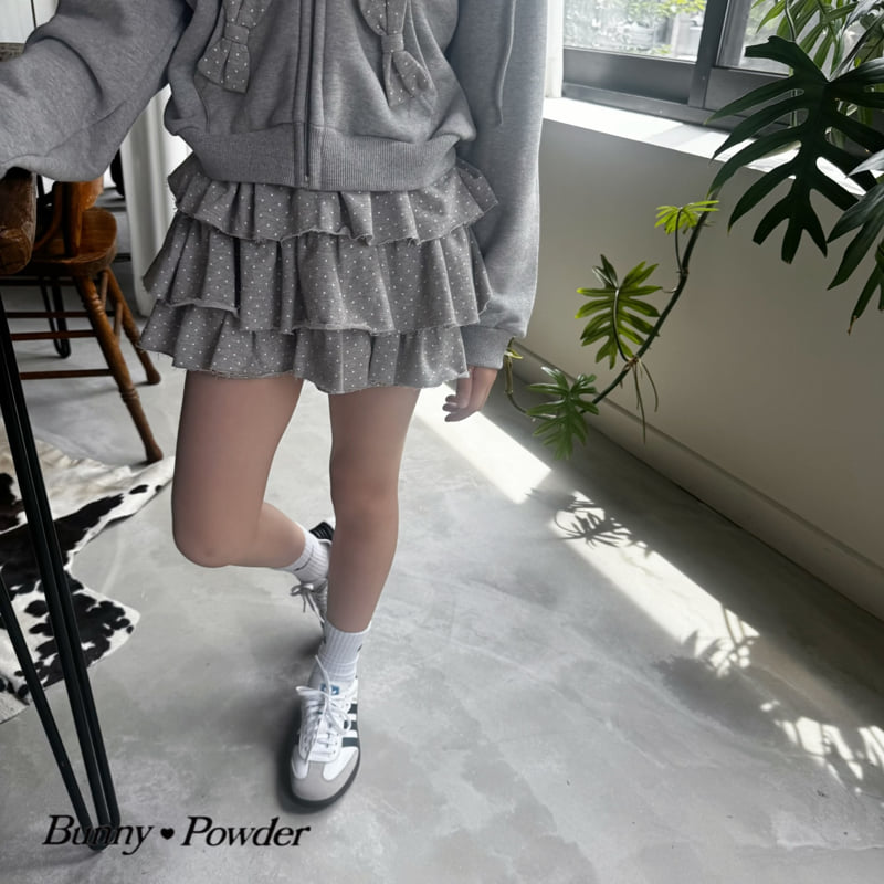 Bunny Powder - Korean Children Fashion - #kidzfashiontrend - Bebe Layered Skirt Pants - 12