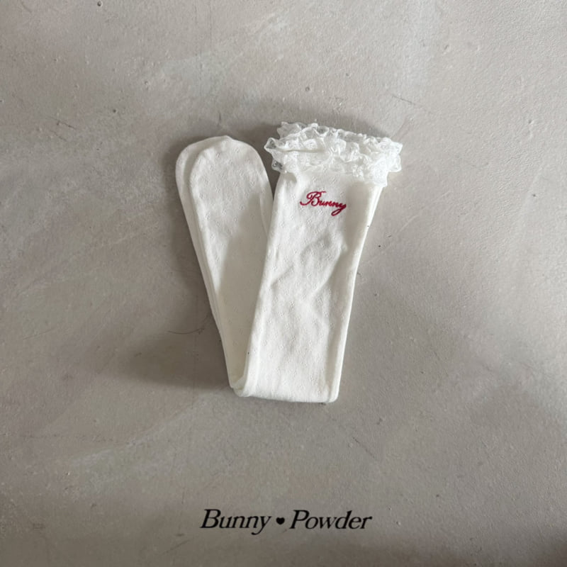 Bunny Powder - Korean Children Fashion - #kidzfashiontrend - Eyelet Knee Socks