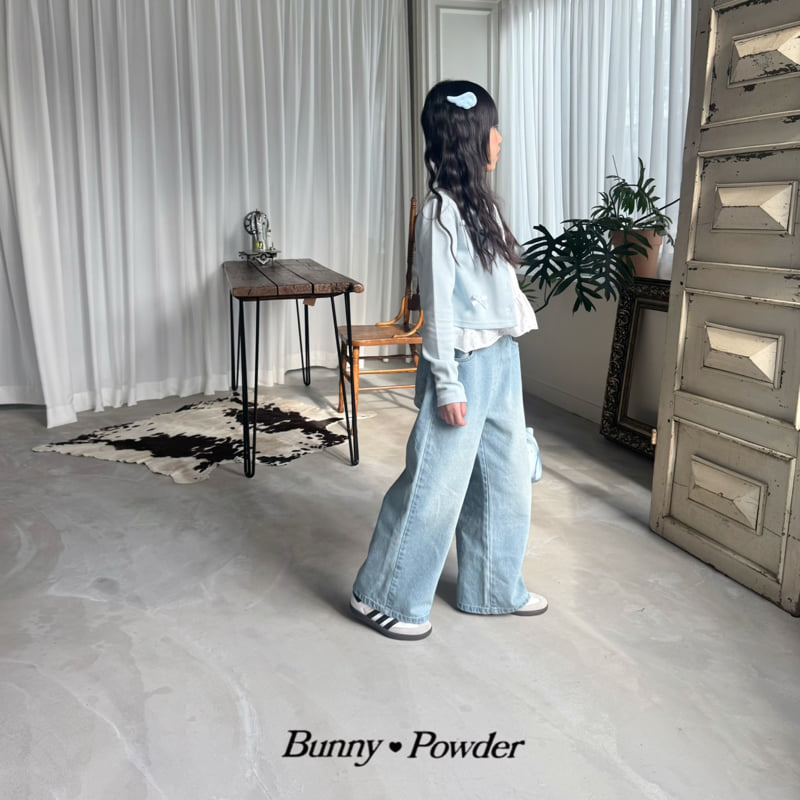 Bunny Powder - Korean Children Fashion - #magicofchildhood - Alpha Denim Pants - 8