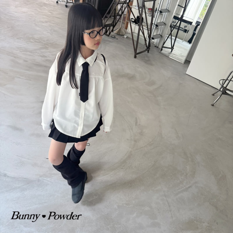 Bunny Powder - Korean Children Fashion - #minifashionista - Shirring Shirt - 9