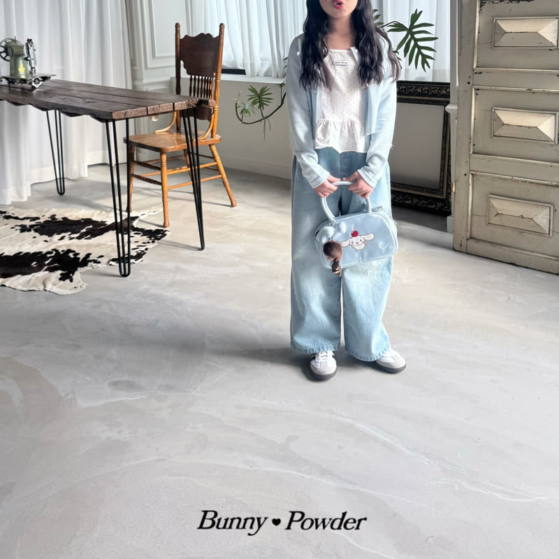 Bunny Powder - Korean Children Fashion - #minifashionista - Alpha Denim Pants - 9
