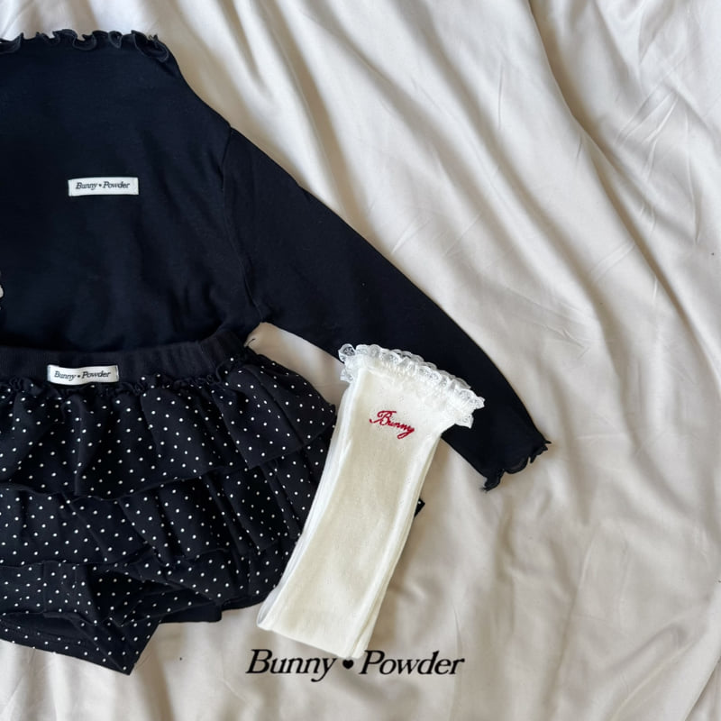 Bunny Powder - Korean Children Fashion - #prettylittlegirls - Eyelet Knee Socks - 6
