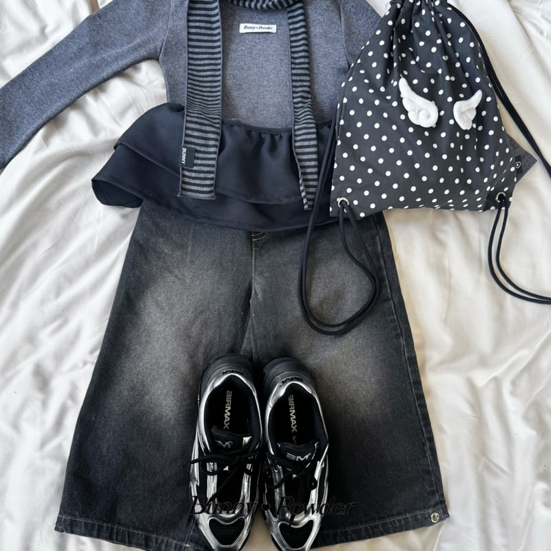 Bunny Powder - Korean Children Fashion - #minifashionista - Suede Skirt - 4