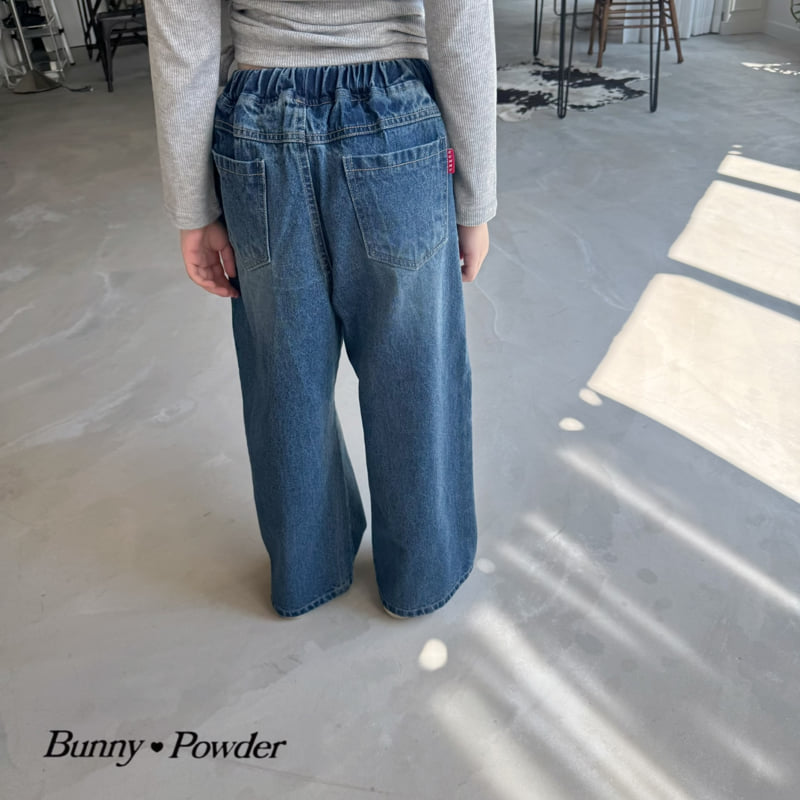 Bunny Powder - Korean Children Fashion - #prettylittlegirls - Alpha Denim Pants - 10