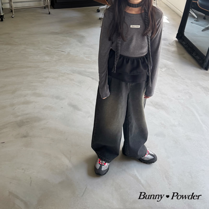Bunny Powder - Korean Children Fashion - #stylishchildhood - Suede Skirt - 7