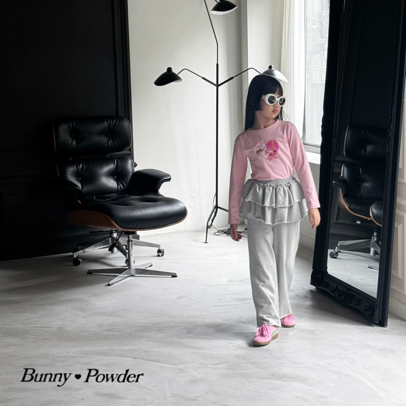 Bunny Powder - Korean Children Fashion - #todddlerfashion - Raw Edge Ruffle Skirt Pants - 12
