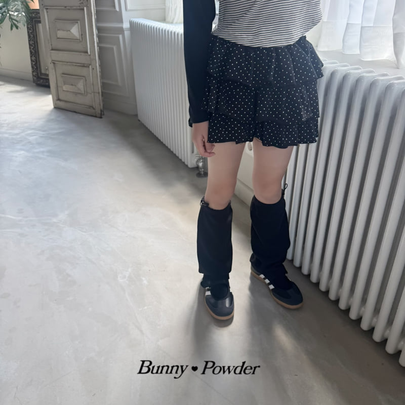 Bunny Powder - Korean Children Fashion - #toddlerclothing - Bebe Layered Skirt Pants - 3
