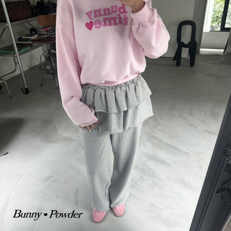 Bunny Powder - Korean Women Fashion - #restrostyle - Time Sweatshirt Adult - 6