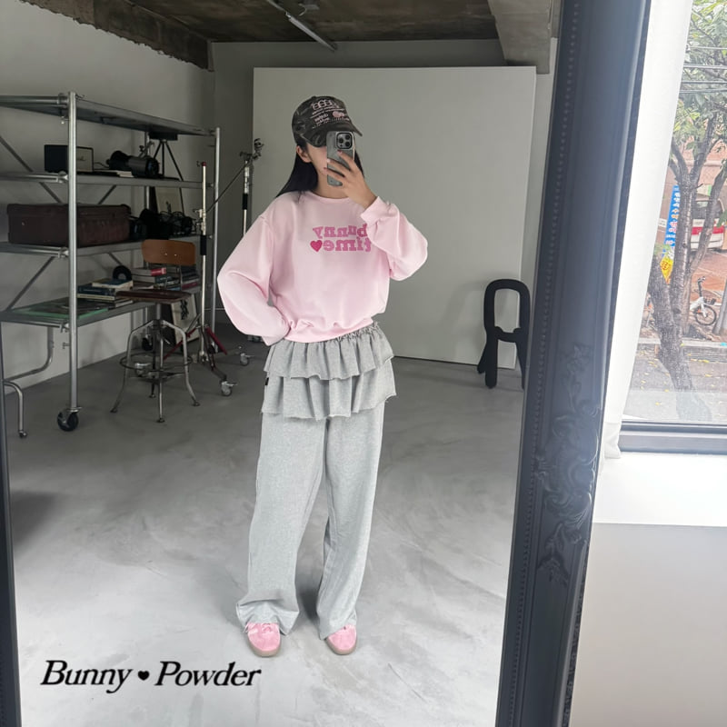 Bunny Powder - Korean Women Fashion - #thatsdarling - Time Sweatshirt Adult - 9