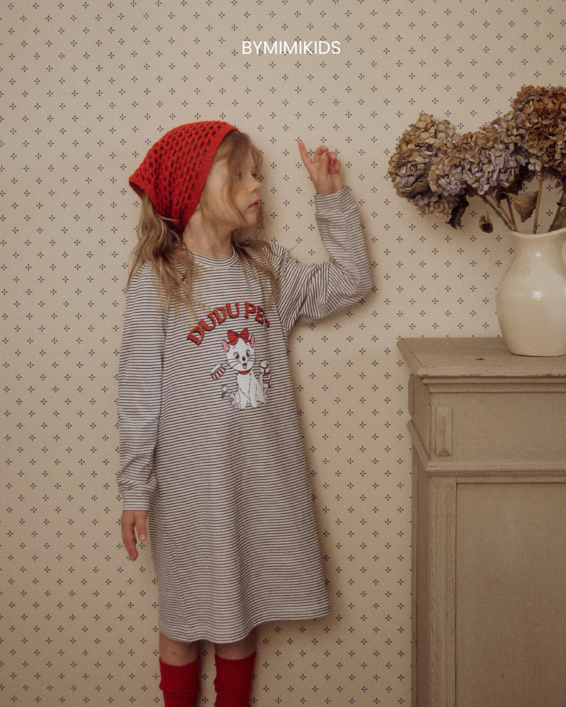 Bymimi - Korean Children Fashion - #Kfashion4kids - Meow One-piece - 5