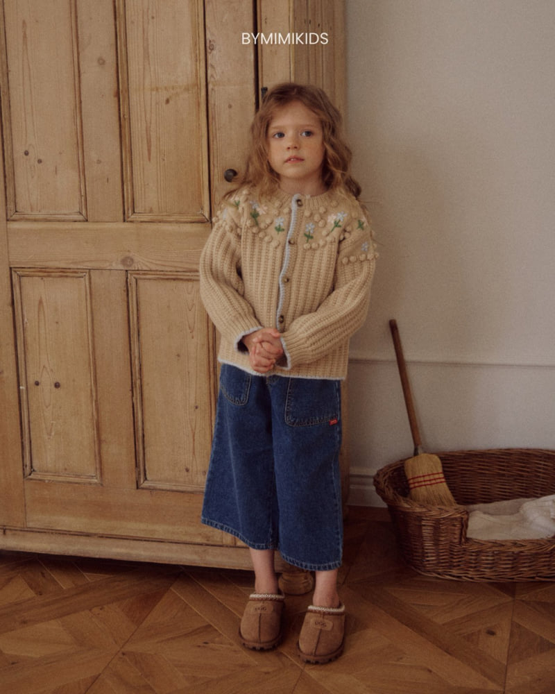 Bymimi - Korean Children Fashion - #kidzfashiontrend - Popcorn Cardigan - 4