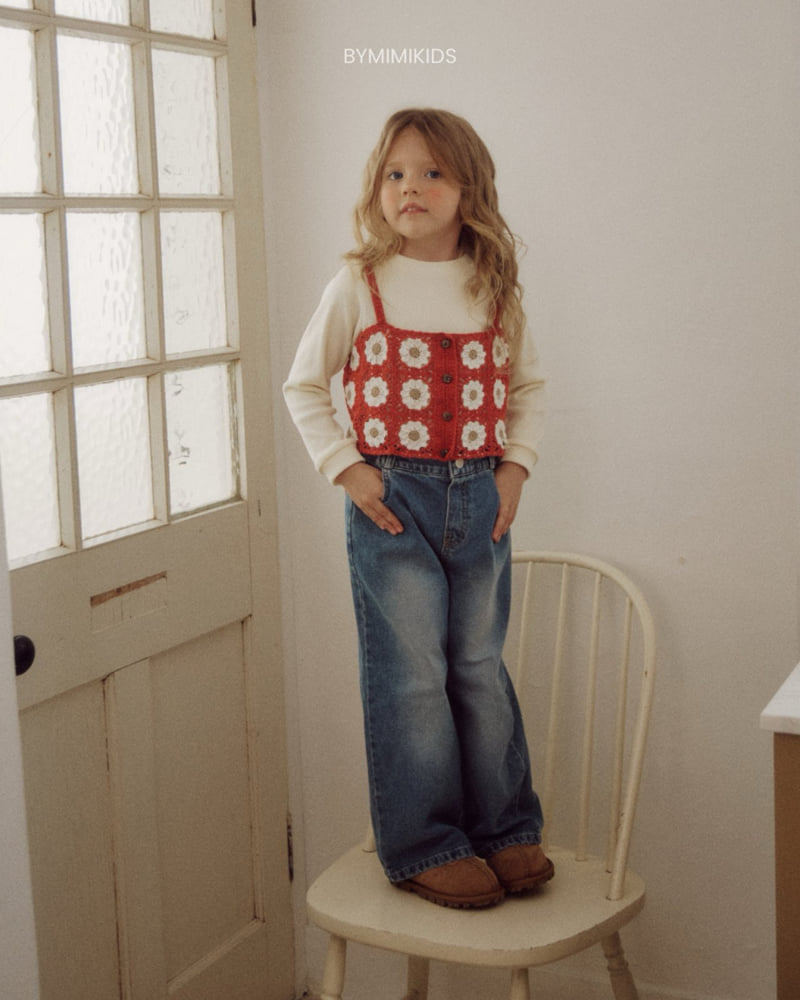 Bymimi - Korean Children Fashion - #Kfashion4kids - Brushed Jeans - 3