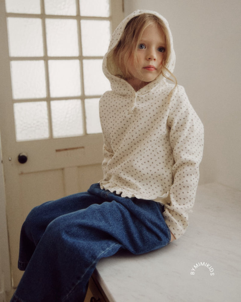 Bymimi - Korean Children Fashion - #Kfashion4kids - Hooded Waffle Tee - 7