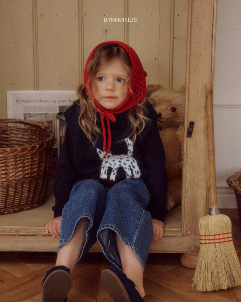 Bymimi - Korean Children Fashion - #prettylittlegirls - Tommy Denim Pants - 4