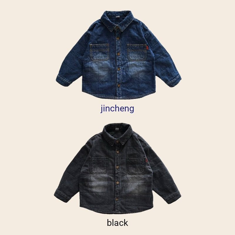 Bymimi - Korean Children Fashion - #childofig - Square Quilted Shirt