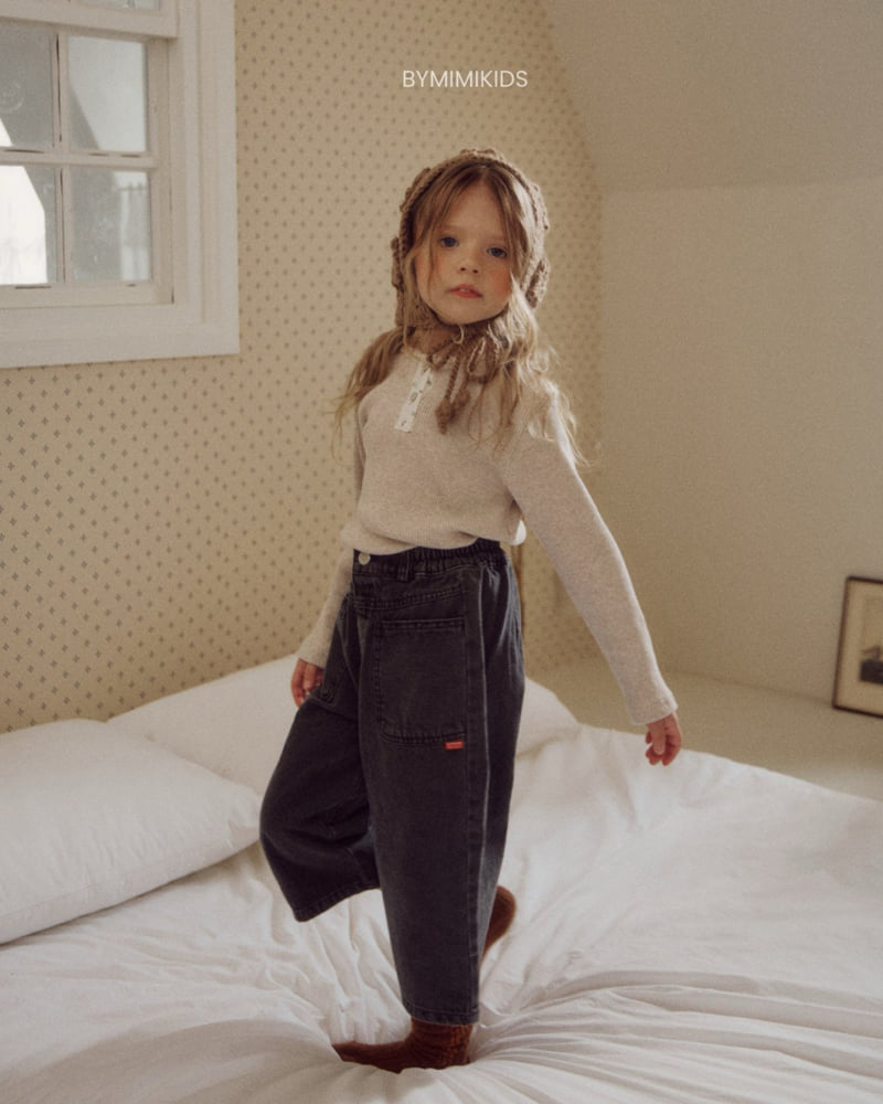 Bymimi - Korean Children Fashion - #stylishchildhood - Point Tee - 4