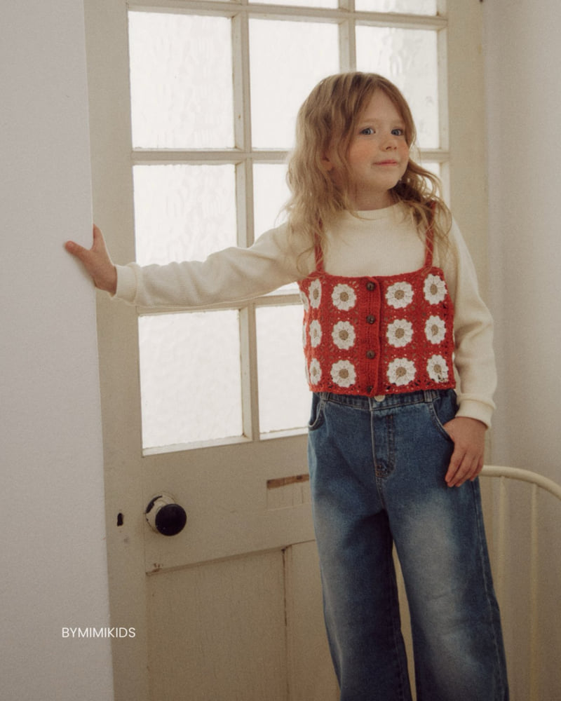Bymimi - Korean Children Fashion - #childofig - Brushed Jeans - 8