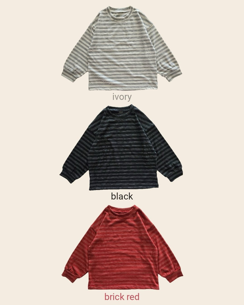 Bymimi - Korean Children Fashion - #childrensboutique - Miu Stripe Tee