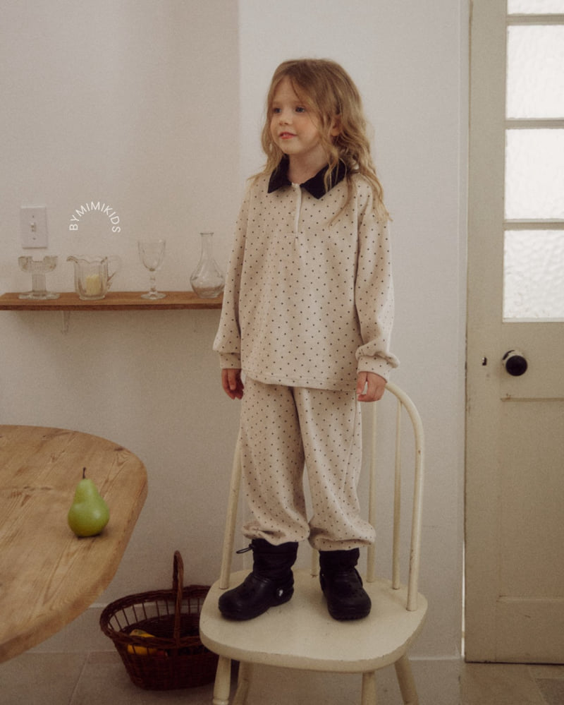 Bymimi - Korean Children Fashion - #childrensboutique - Dot Jogger Pants - 3