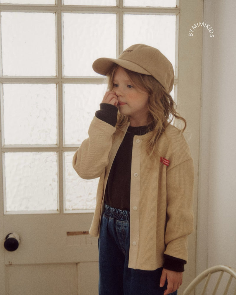 Bymimi - Korean Children Fashion - #childrensboutique - Uni Waffle Cardigan - 7