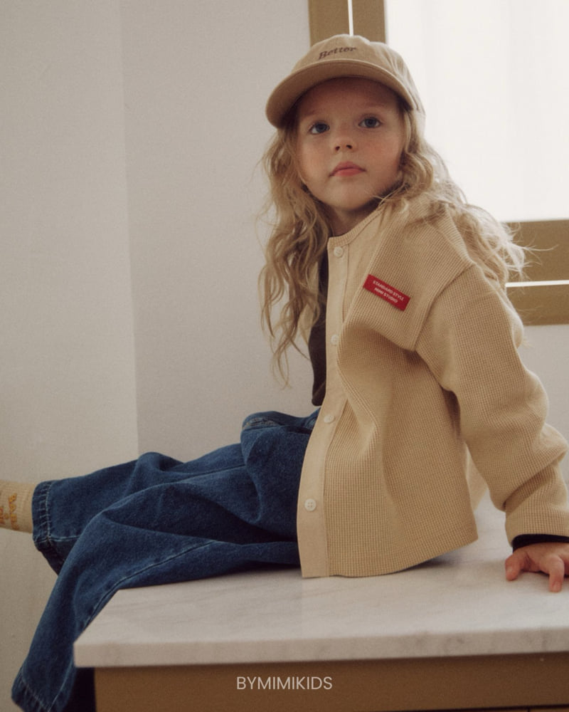 Bymimi - Korean Children Fashion - #designkidswear - Uni Waffle Cardigan - 8