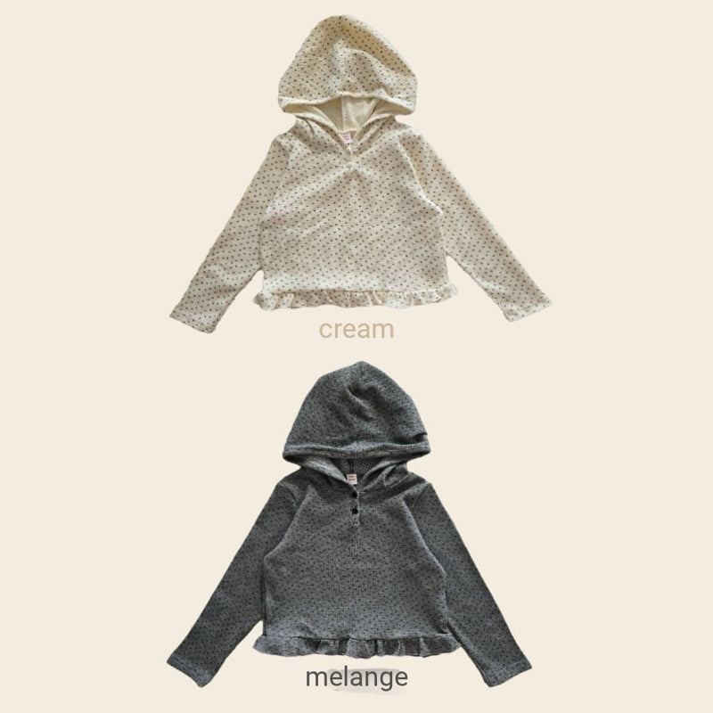Bymimi - Korean Children Fashion - #designkidswear - Hooded Waffle Tee