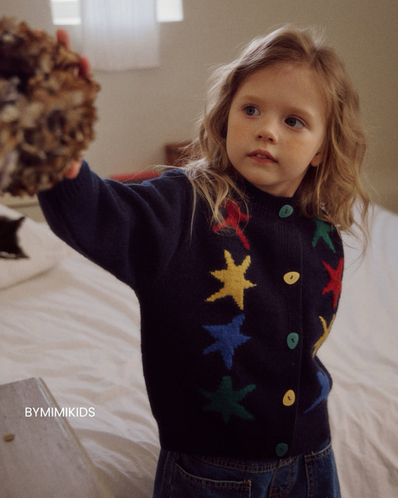 Bymimi - Korean Children Fashion - #discoveringself - Star Cardigan - 12