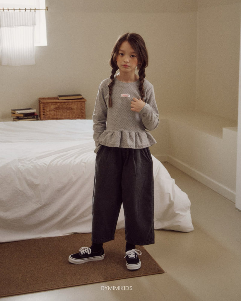 Bymimi - Korean Children Fashion - #discoveringself - Mini Polka Dot Tee - 3