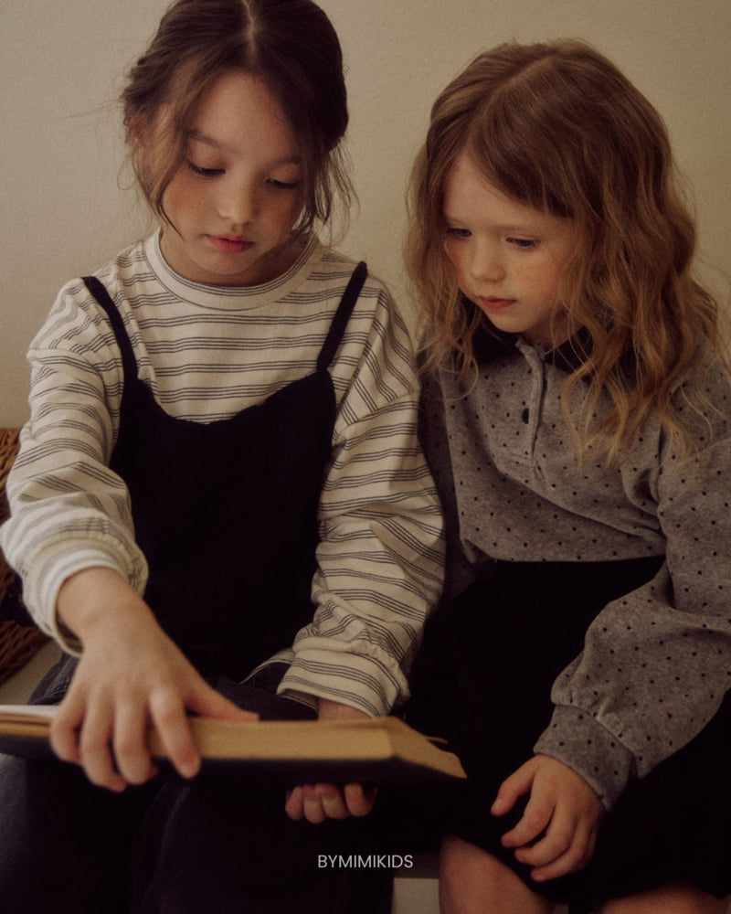 Bymimi - Korean Children Fashion - #discoveringself - Miu Stripe Tee - 4