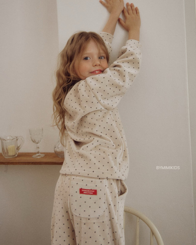Bymimi - Korean Children Fashion - #fashionkids - Dot Jogger Pants - 6