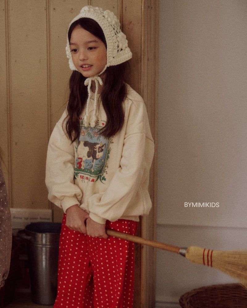 Bymimi - Korean Children Fashion - #kidsshorts - Cow Sweatshirt - 3