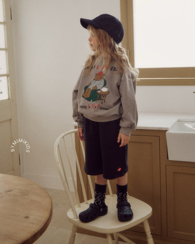 Bymimi - Korean Children Fashion - #kidsshorts - Sleeping Sweatshirt - 7