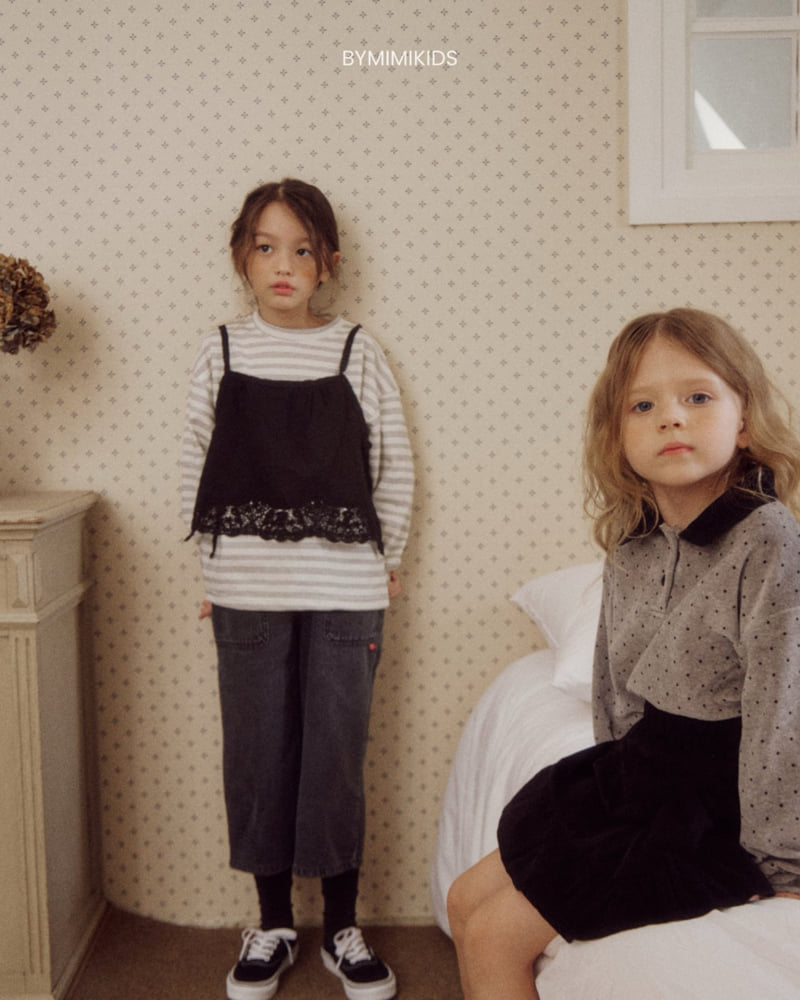 Bymimi - Korean Children Fashion - #kidsstore - Miu Stripe Tee - 6