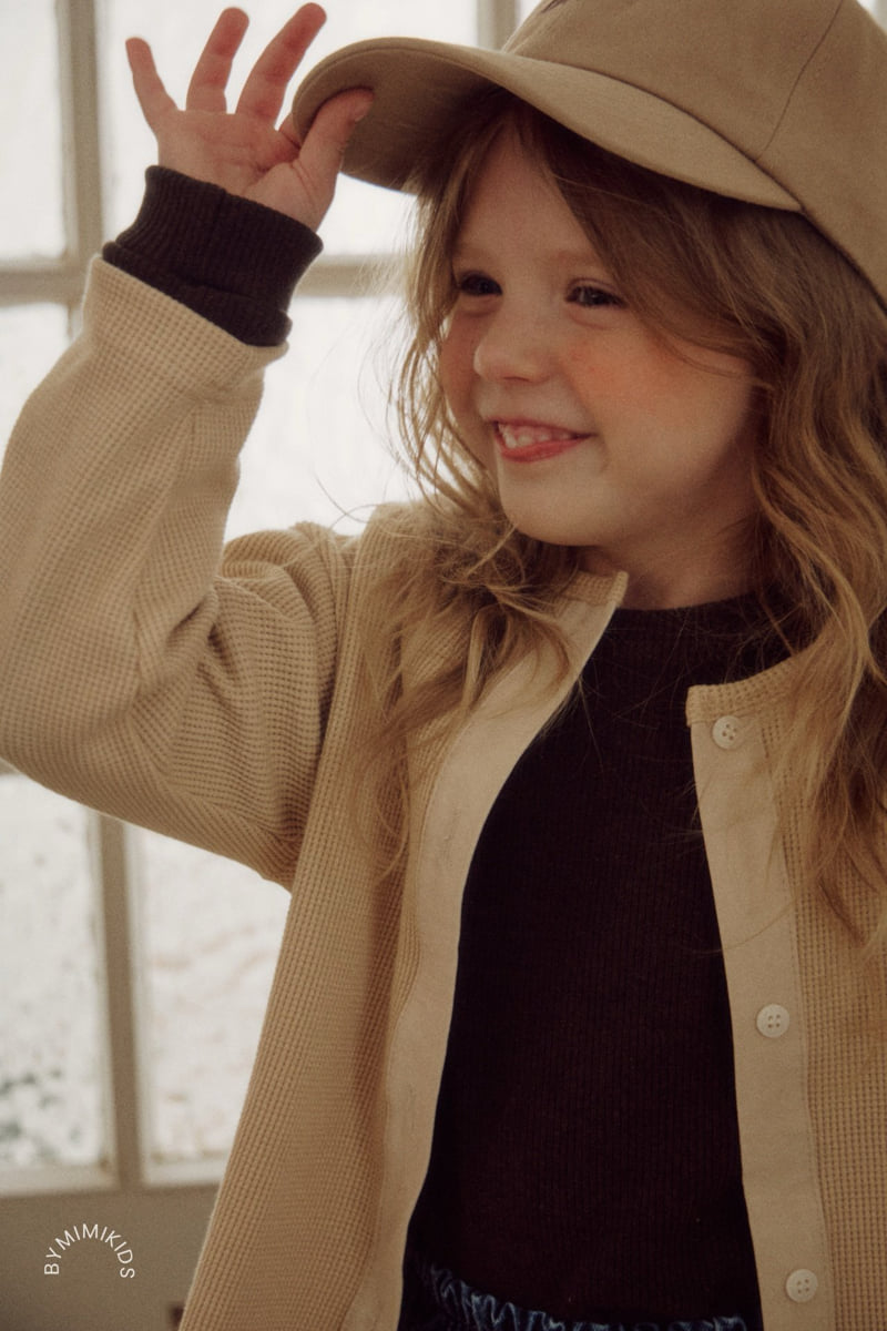 Bymimi - Korean Children Fashion - #kidsstore - Uni Waffle Cardigan - 12