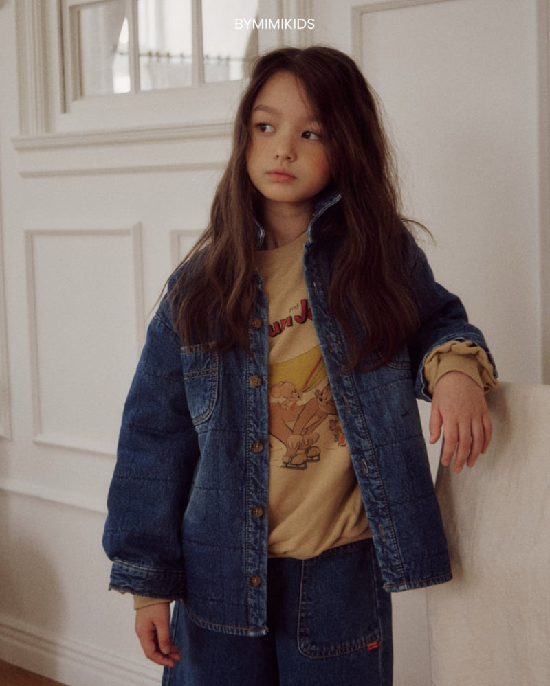 Bymimi - Korean Children Fashion - #kidzfashiontrend - Square Quilted Shirt - 9