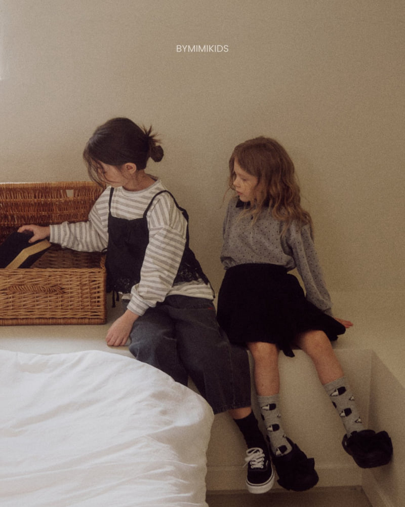 Bymimi - Korean Children Fashion - #kidzfashiontrend - Miu Stripe Tee - 7