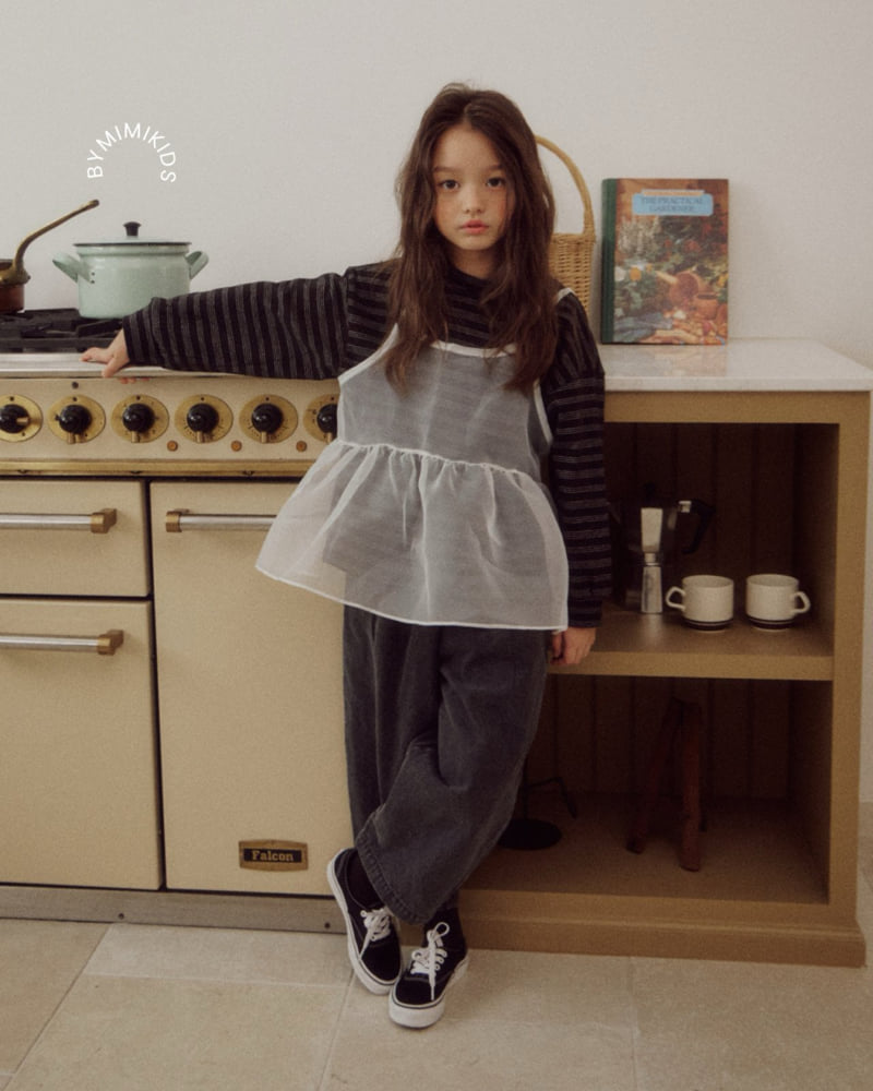 Bymimi - Korean Children Fashion - #littlefashionista - Miu Stripe Tee - 9