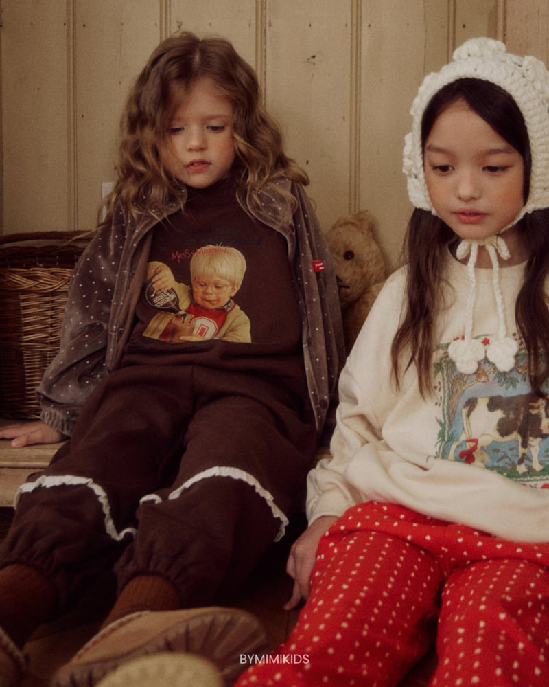 Bymimi - Korean Children Fashion - #littlefashionista - Cow Sweatshirt - 7