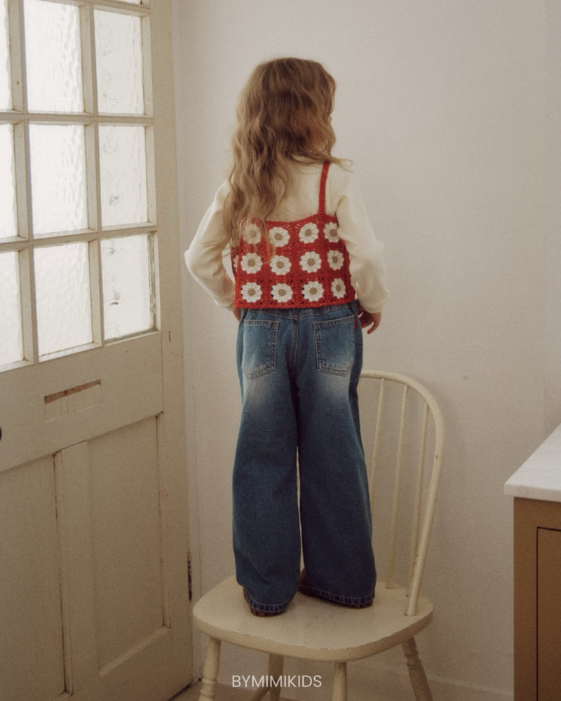 Bymimi - Korean Children Fashion - #Kfashion4kids - Brushed Jeans - 4