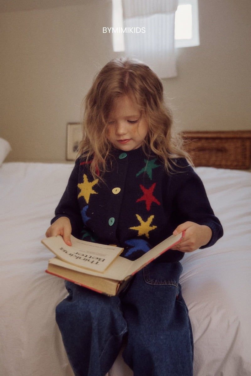 Bymimi - Korean Children Fashion - #magicofchildhood - Star Cardigan - 3