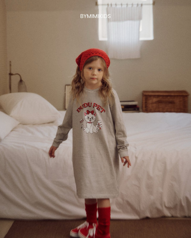 Bymimi - Korean Children Fashion - #magicofchildhood - Meow One-piece - 7