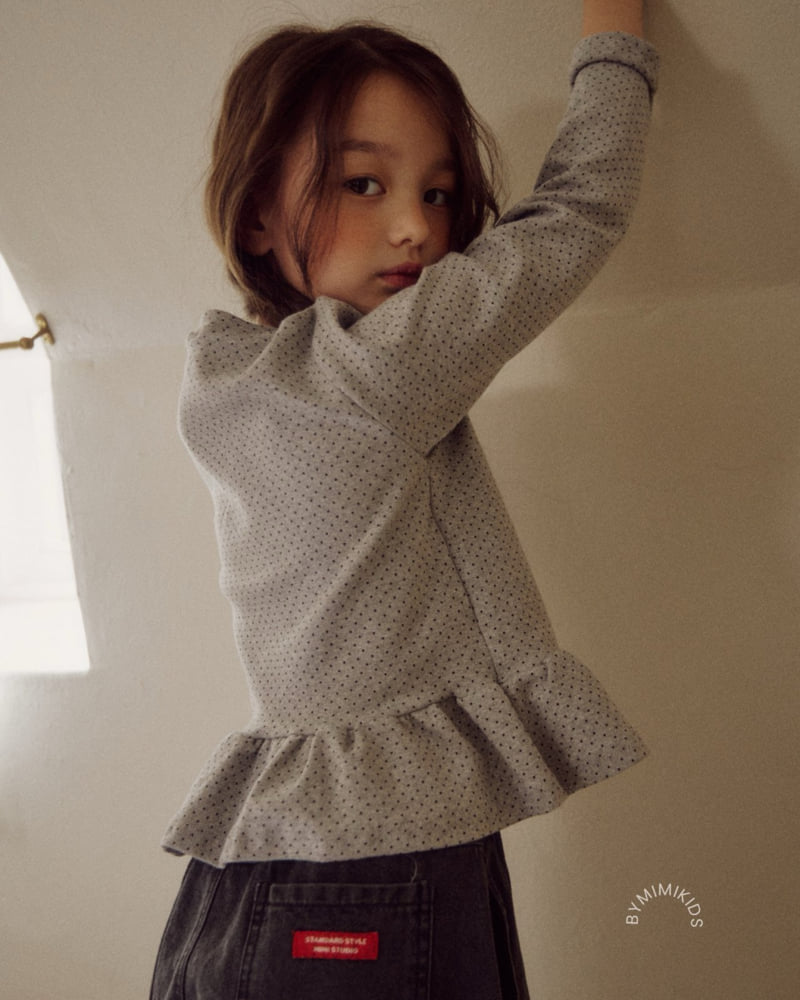 Bymimi - Korean Children Fashion - #magicofchildhood - Mini Polka Dot Tee - 10