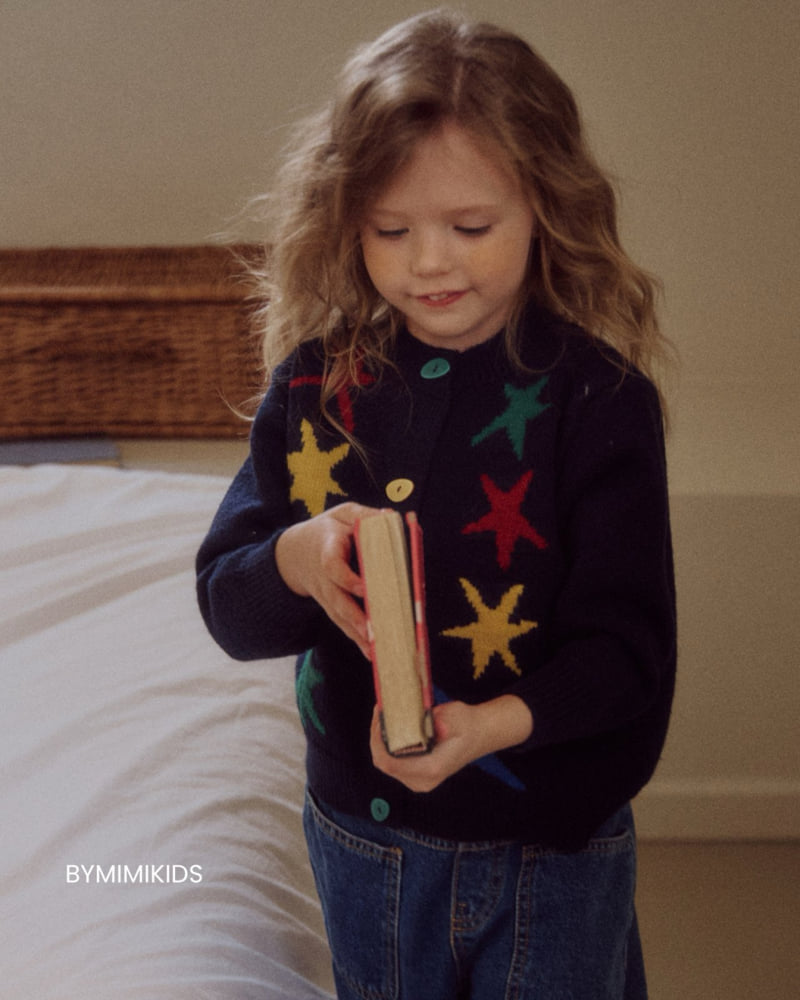 Bymimi - Korean Children Fashion - #magicofchildhood - Star Cardigan - 4